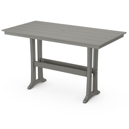 Bar Table in Slate Grey
