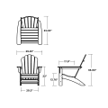 Thumbnail for Cottage Adirondack Chair