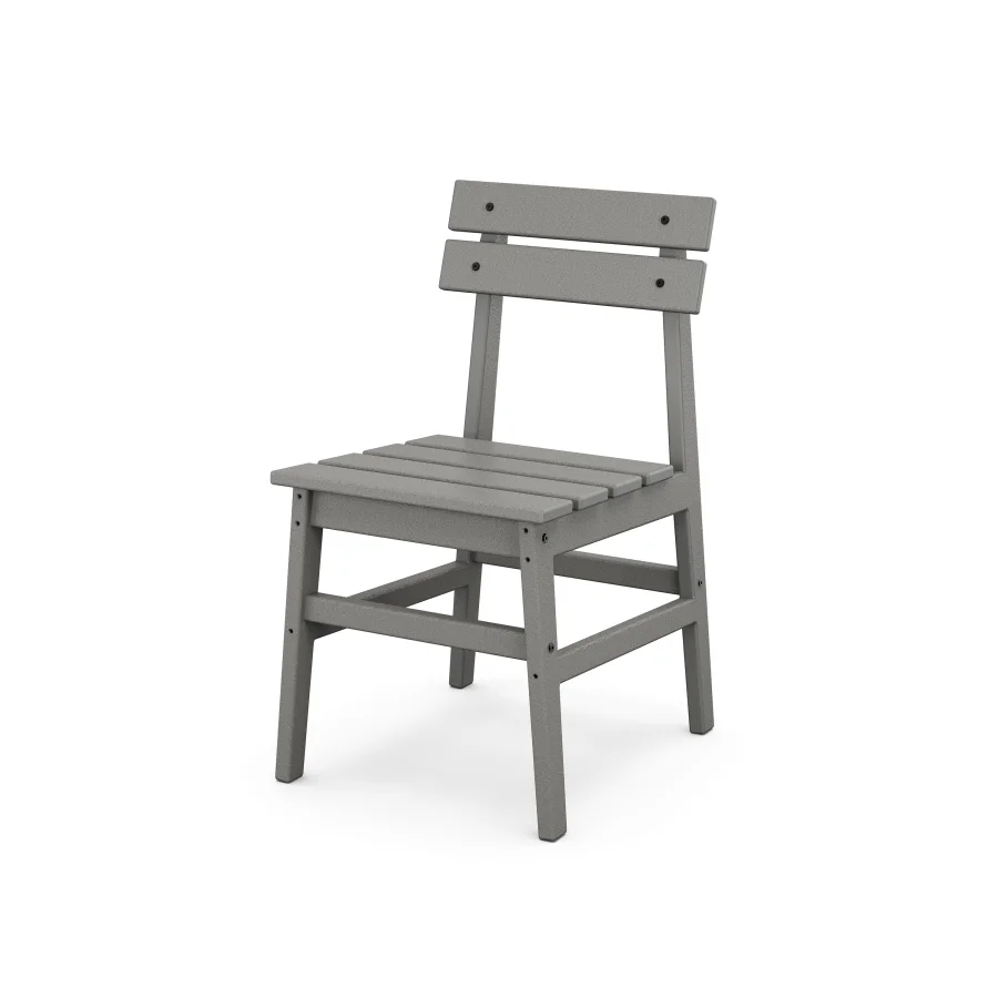 POLYWOOD Modern Studio Plaza Chair (Single) in Slate Grey