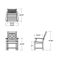 Thumbnail for Chinoiserie Dining Arm Chair