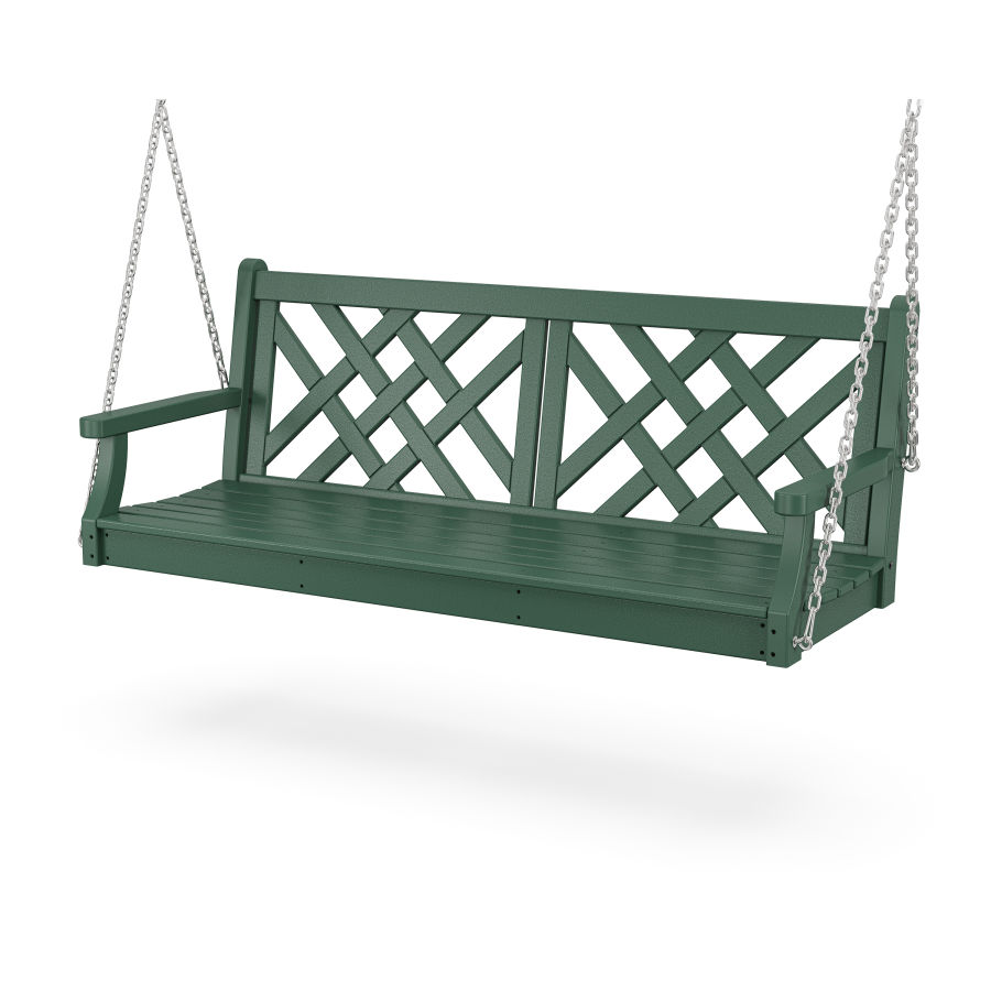 POLYWOOD Wovendale 60” Swing in Green