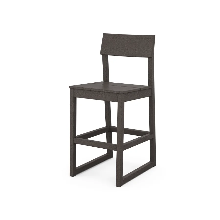 POLYWOOD EDGE Bar Side Chair in Vintage Finish