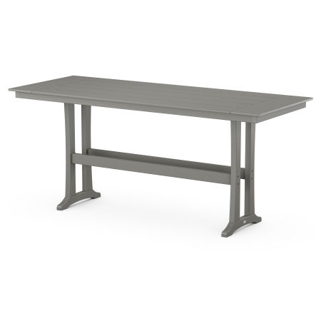 POLYWOOD Farmhouse Trestle 38” x 96” Bar Table