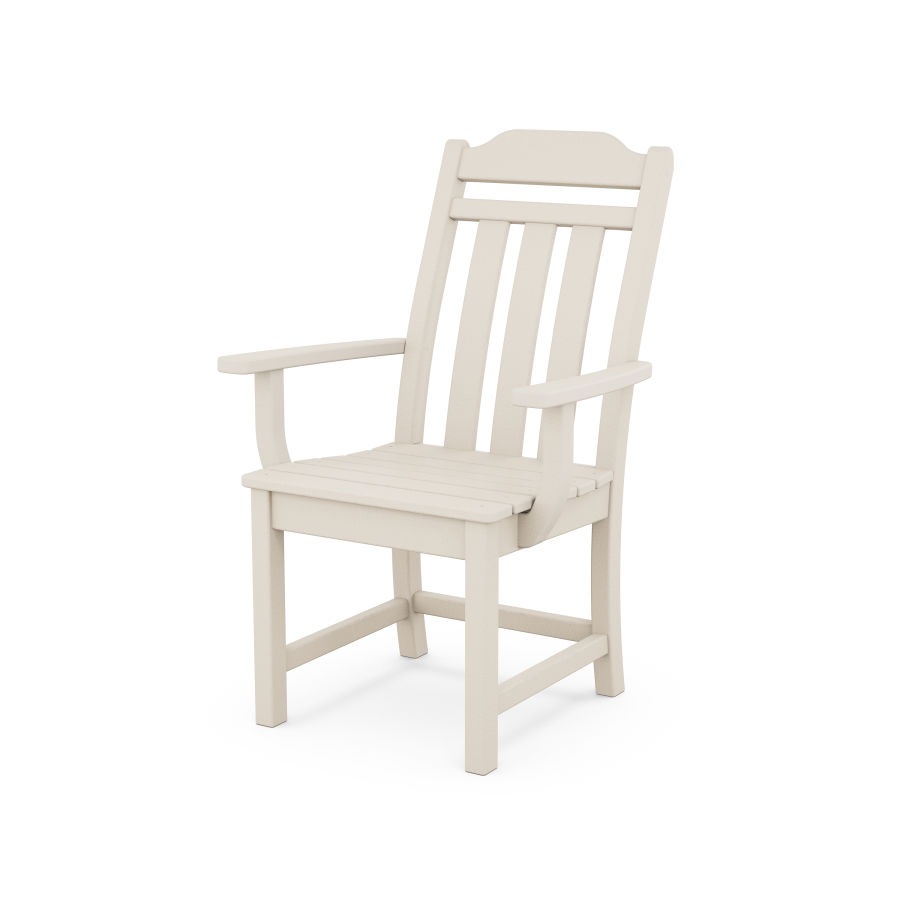 POLYWOOD Country Living Dining Arm Chair in Sand