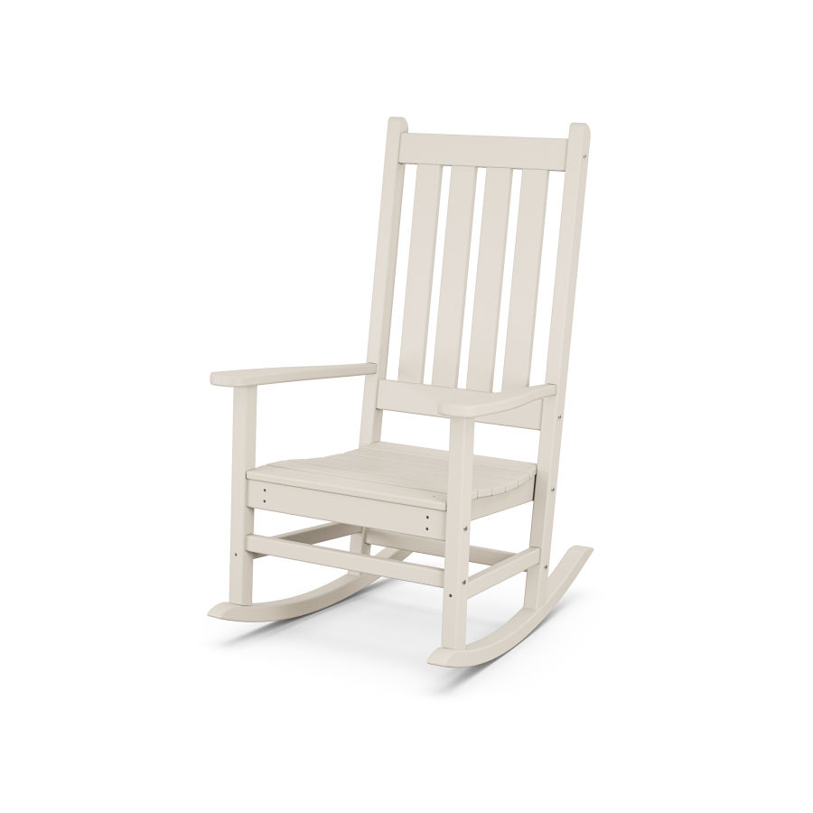 POLYWOOD Vineyard Porch Rocking Chair in Sand
