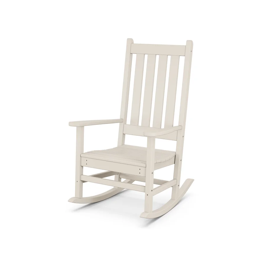 POLYWOOD Vineyard Porch Rocking Chair in Sand