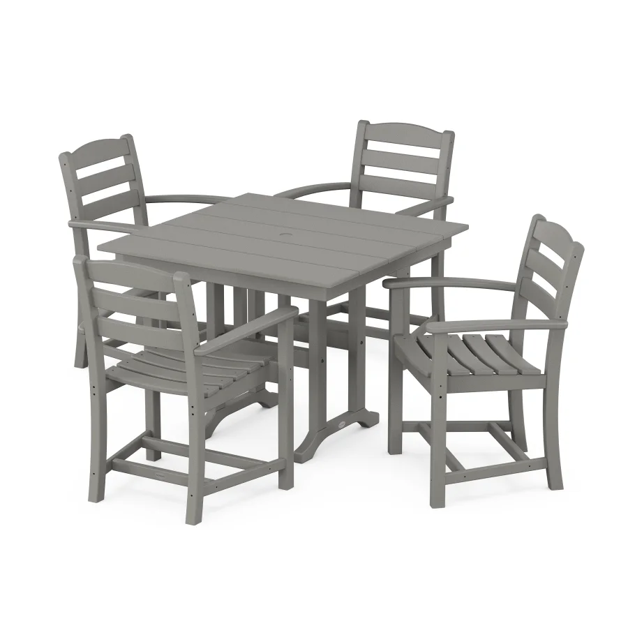 POLYWOOD La Casa Café 5-Piece Farmhouse Dining Set