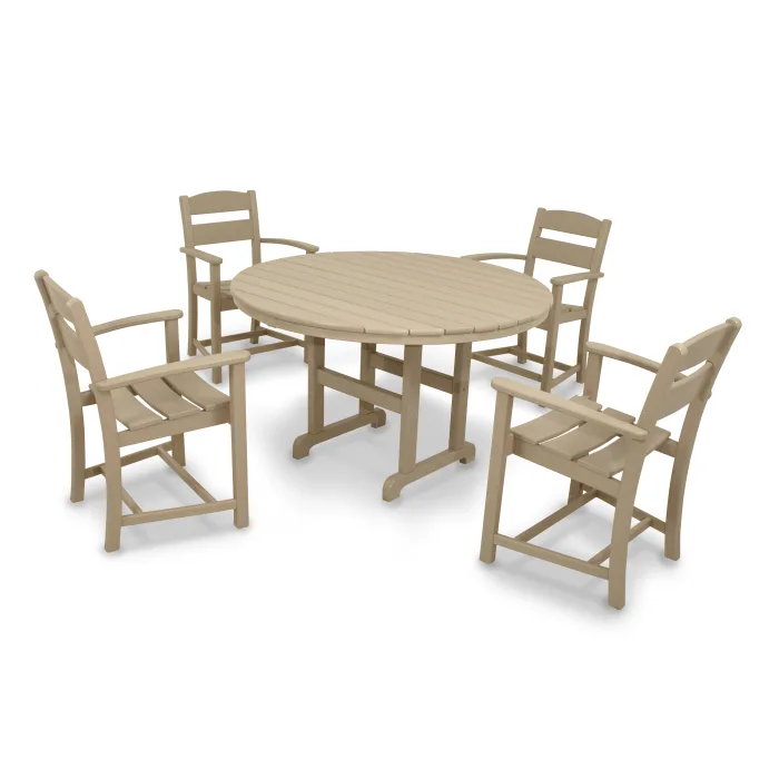 POLYWOOD Classics 5-Piece Round Dining Set