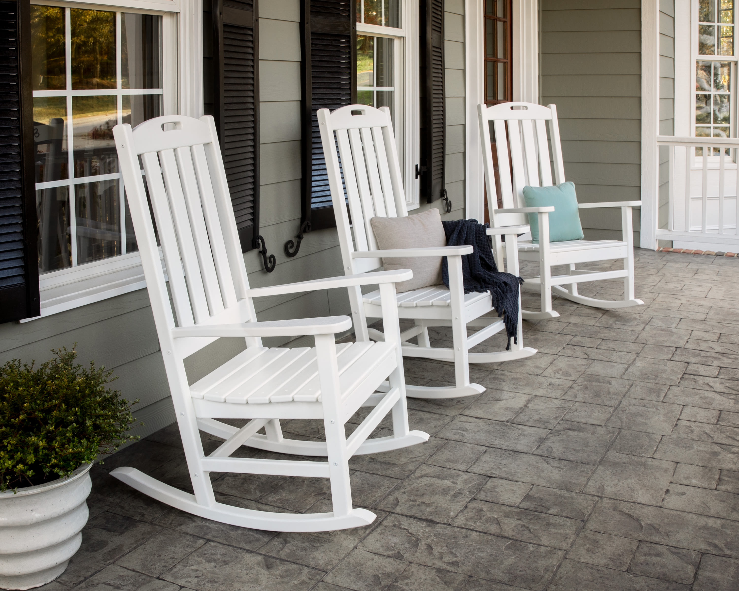 POLYWOOD® Nautical Porch Rocking Chair - R145 | POLYWOOD® Official Store