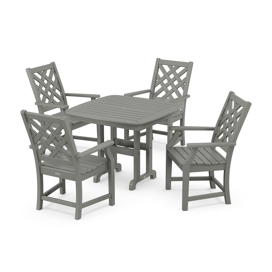 POLYWOOD Wovendale 5-Piece Dining Set