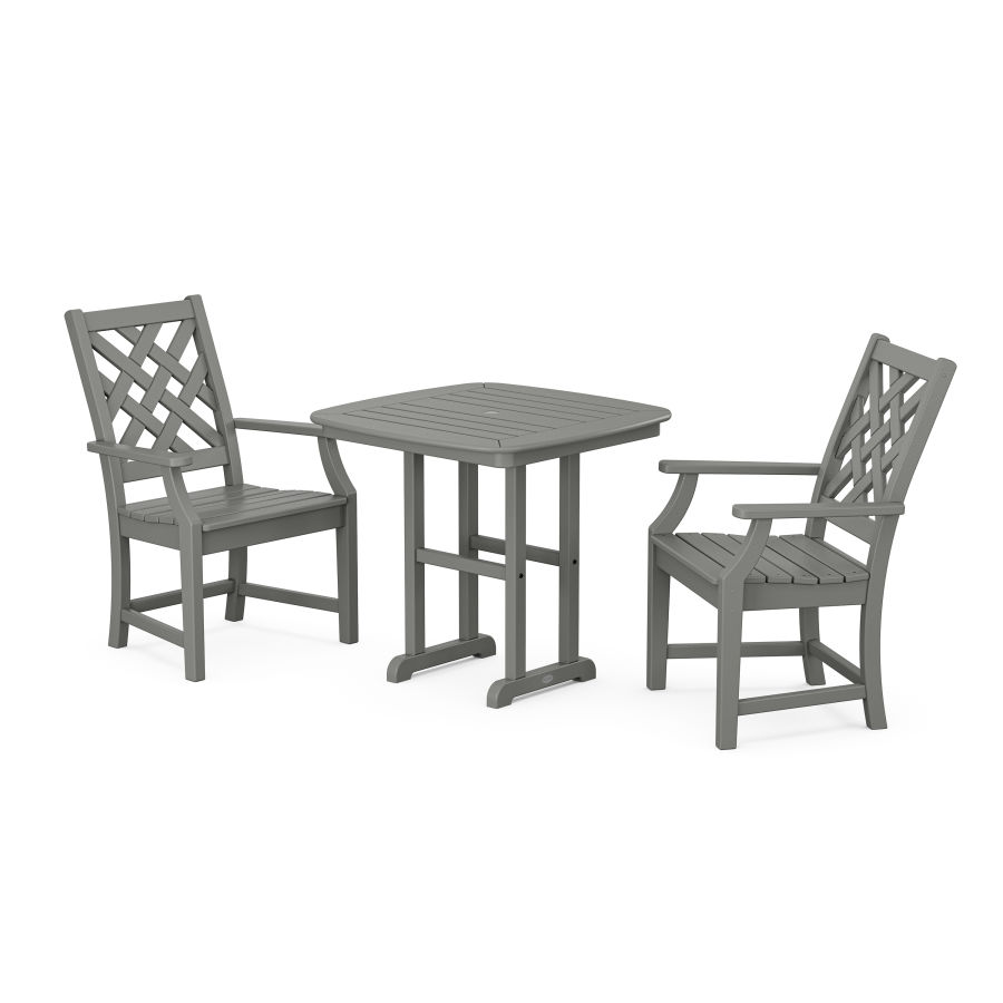 POLYWOOD Wovendale 3-Piece Dining Set