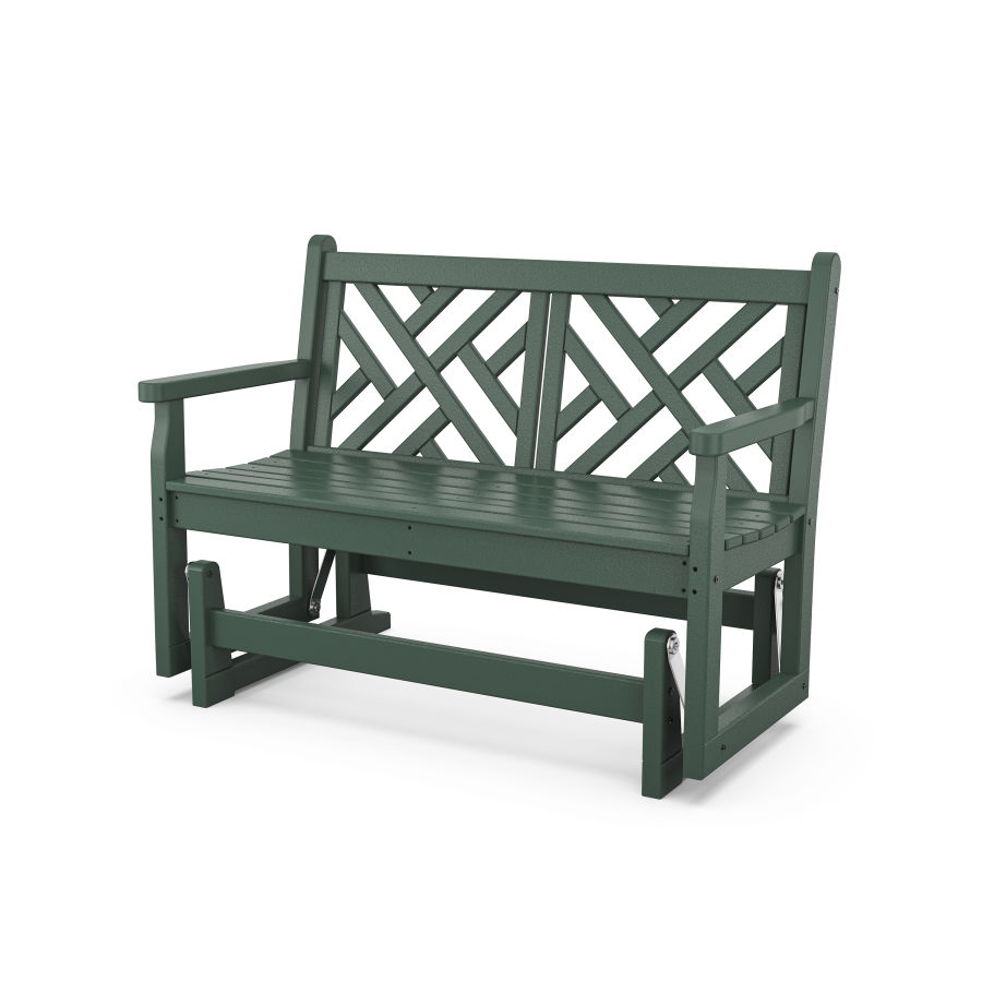 POLYWOOD Chippendale 48" Glider in Green