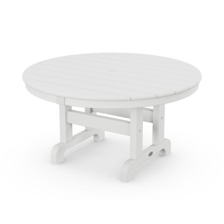POLYWOOD Round 36" Conversation Table in White
