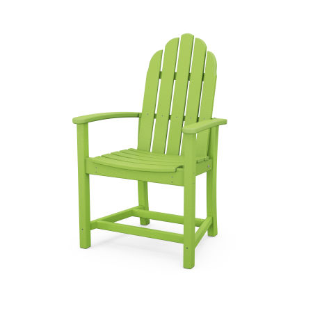 Classic Upright Adirondack Chair in Lime