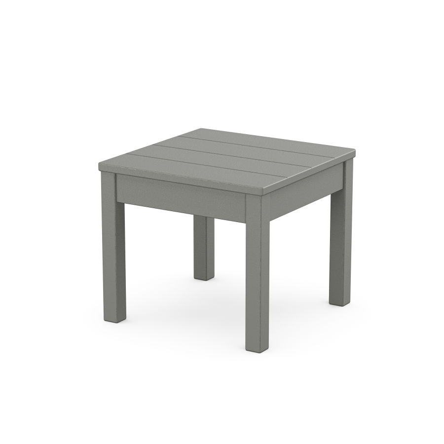 POLYWOOD 22" Square End Table in Slate Grey