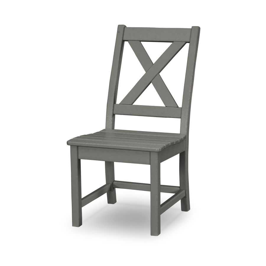 POLYWOOD Braxton Dining Side Chair in Slate Grey