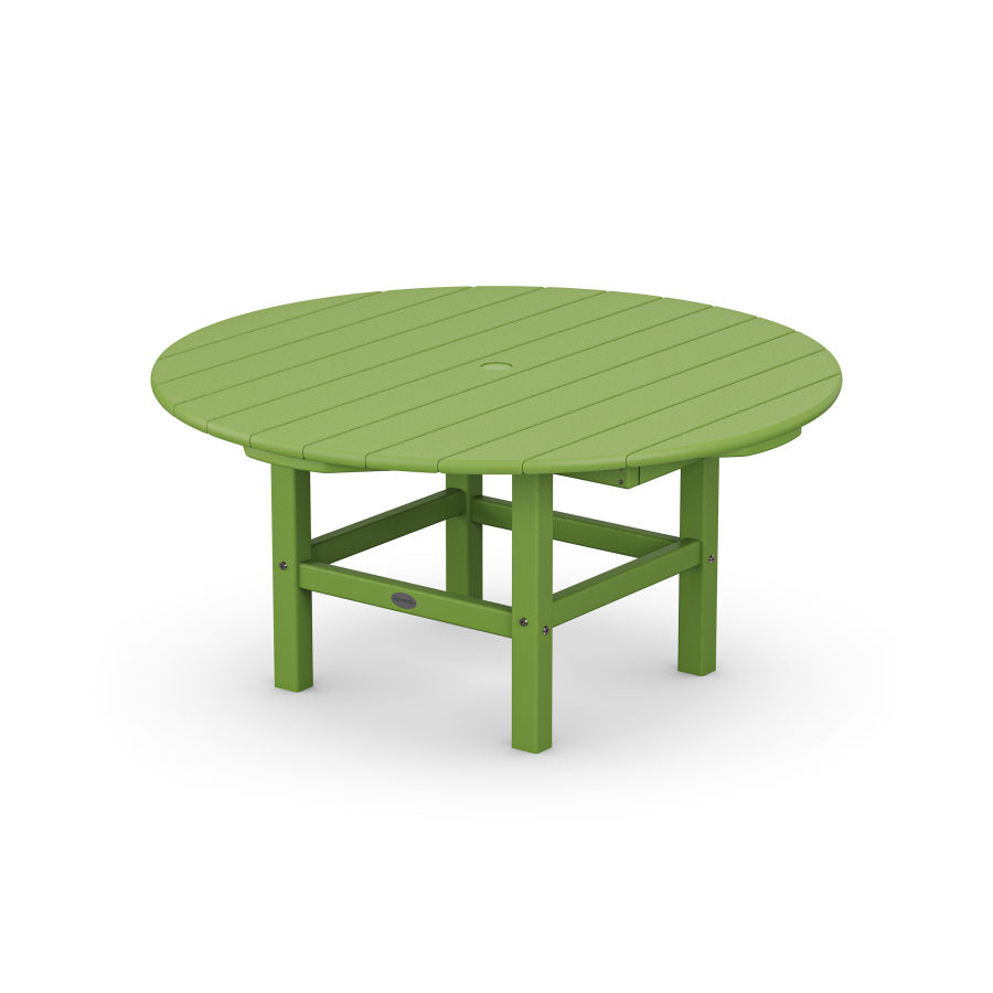 POLYWOOD Round 37" Conversation Table in Lime