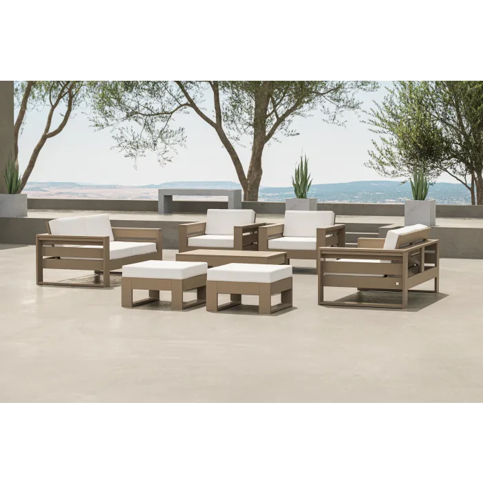 POLYWOOD Latitude 7-Piece Lounge Loveseat Set