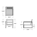 Thumbnail for EDGE Modular Left Arm Chair