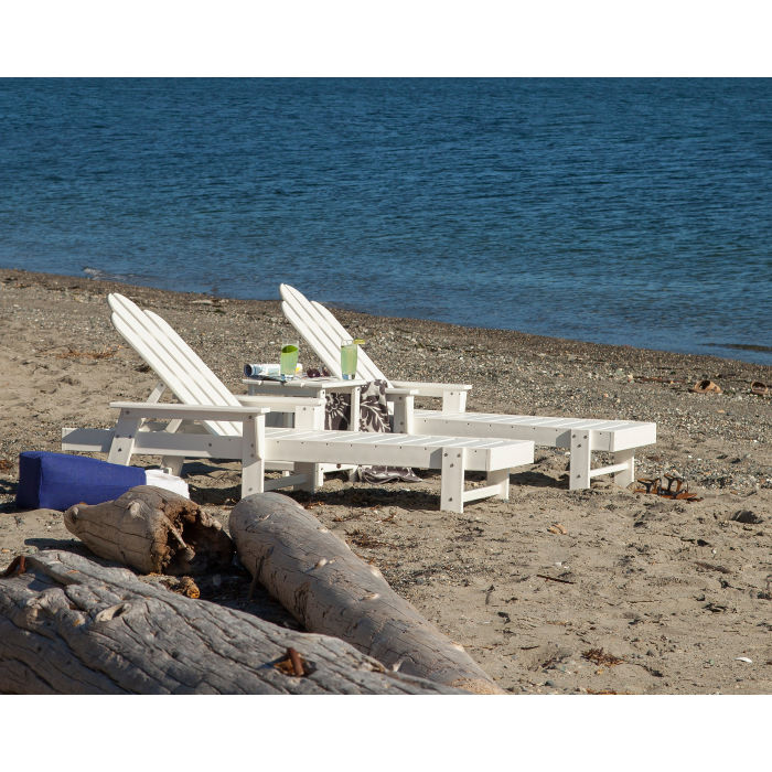 POLYWOOD Long Island Chaise 3-Piece Set