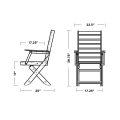 Thumbnail for Captain Folding Dining Chair
