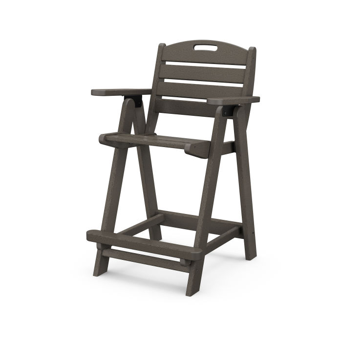 POLYWOOD Nautical Counter Chair in Vintage Finish