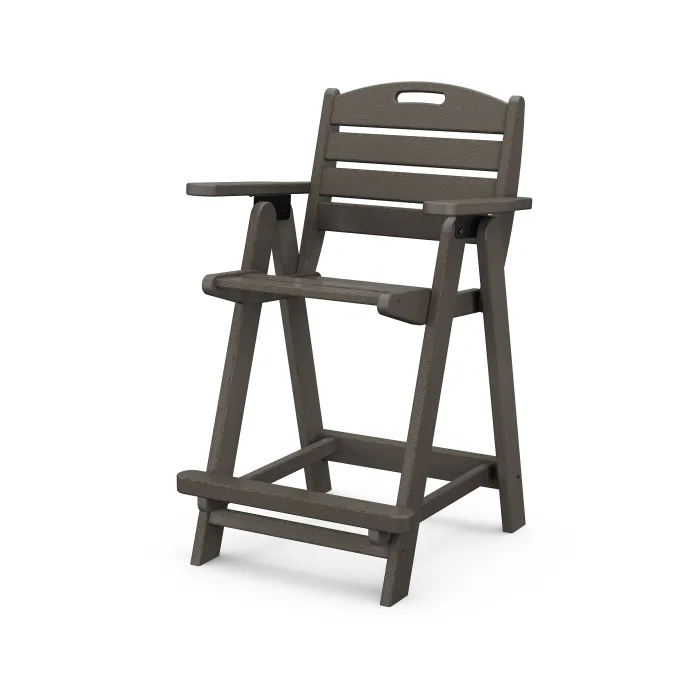 POLYWOOD Nautical Counter Chair in Vintage Finish