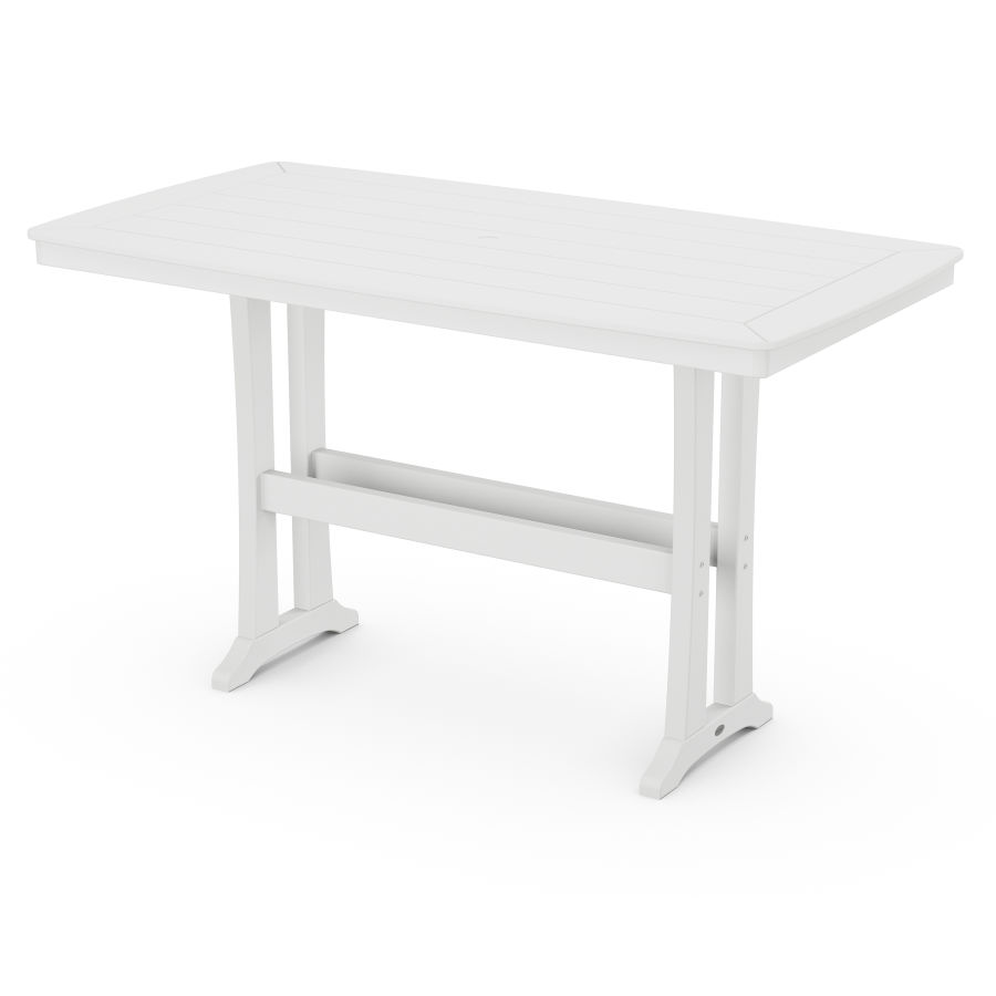 POLYWOOD Bar Table in White