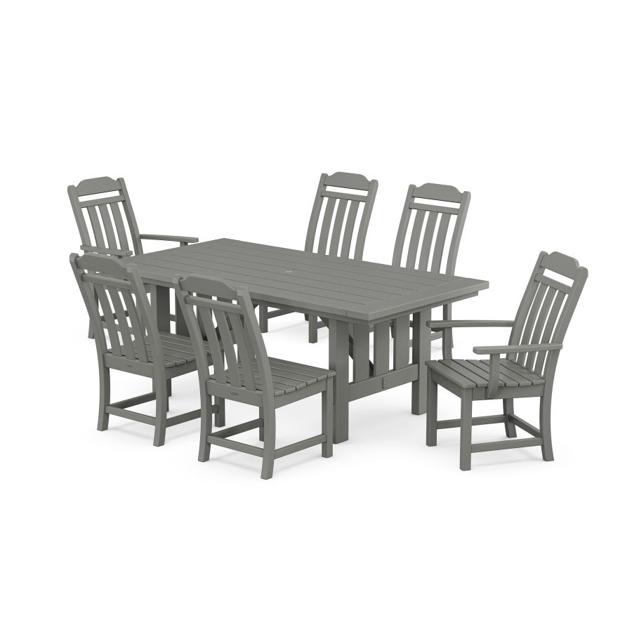 POLYWOOD Country Living 7-Piece Dining Set with Mission Table
