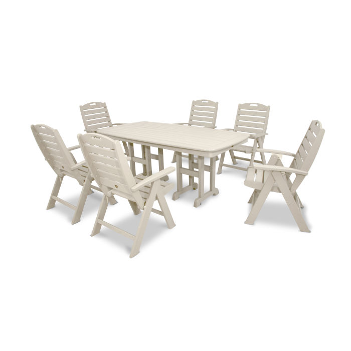Yacht Club Highback 7-Piece Dining Set