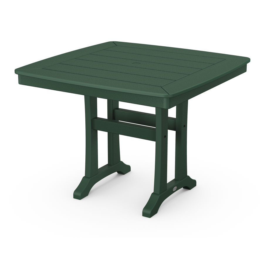 POLYWOOD 37" Dining Table in Green