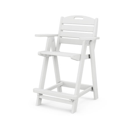 Nautical Counter Chair in White