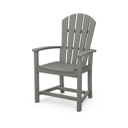 Palm Coast Upright Adirondack Chair in Slate Grey