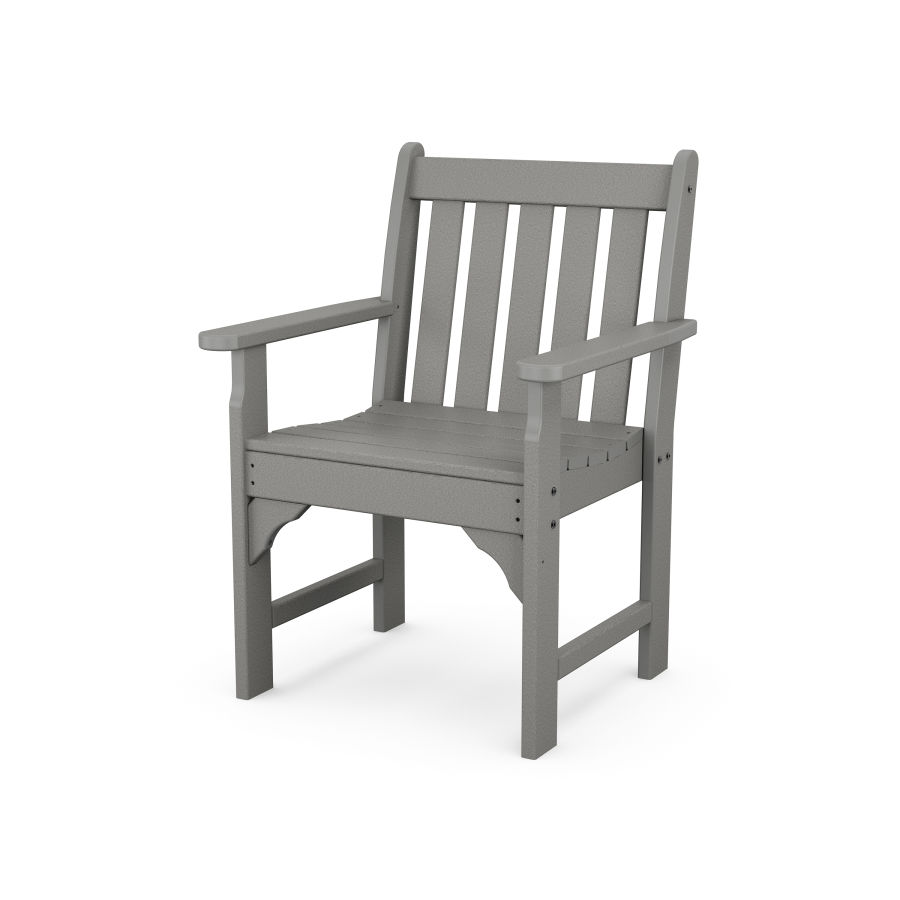 POLYWOOD Vineyard Arm Chair in Slate Grey
