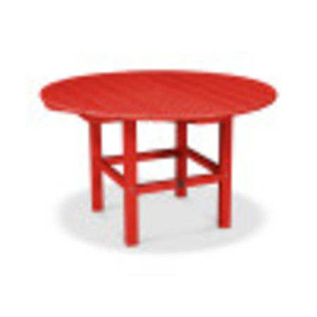 POLYWOOD Kids Dining Table in Sunset Red