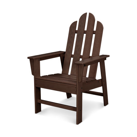 Long Island Upright Adirondack Chair in Mahogany