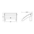 Thumbnail for Classic Oversized Adirondack Folding Ottoman