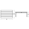 Thumbnail for Newport 28" x 42" Coffee Table