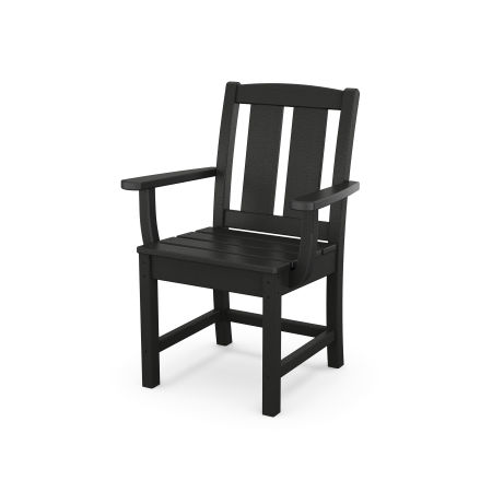 POLYWOOD Mission Dining Arm Chair in Black