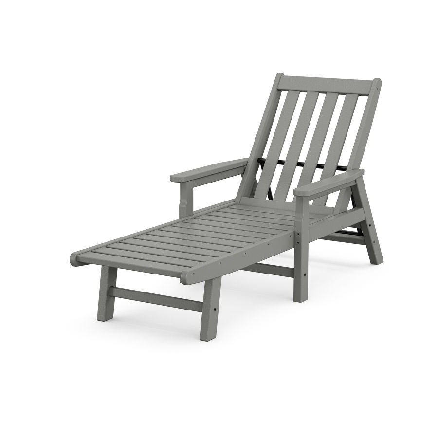 POLYWOOD Vineyard Chaise with Arms