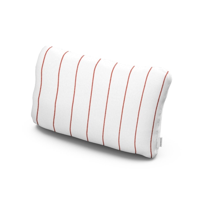 Outdoor Lumbar Pillow in Pencil Poppy