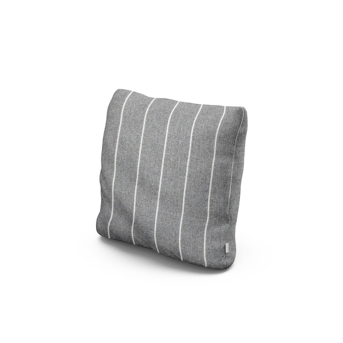 16" Outdoor Throw Pillow in Pencil Pewter