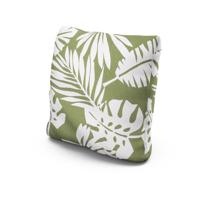 20" Outdoor Throw Pillow in Leaf Chive