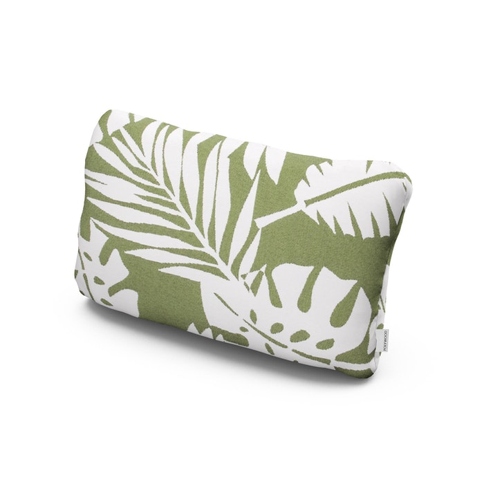 Outdoor Lumbar Pillow in Leaf Chive