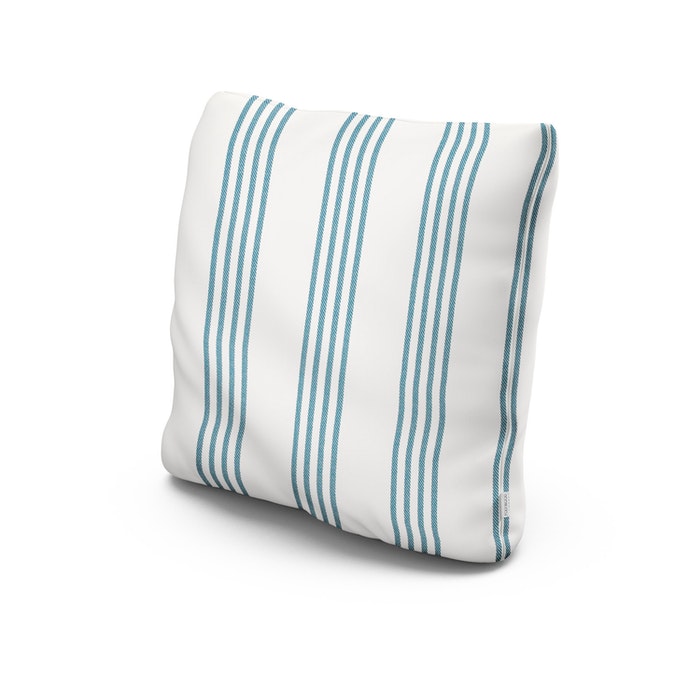 POLYWOOD 20" Outdoor Throw Pillow in Shade Lagoon