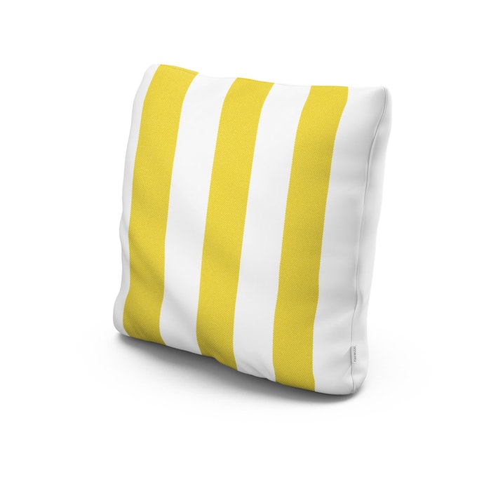 POLYWOOD 20" Outdoor Throw Pillow in Montdor Canary