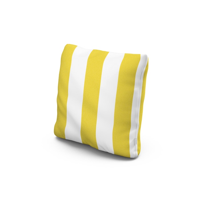 POLYWOOD 18" Outdoor Throw Pillow in Montdor Canary