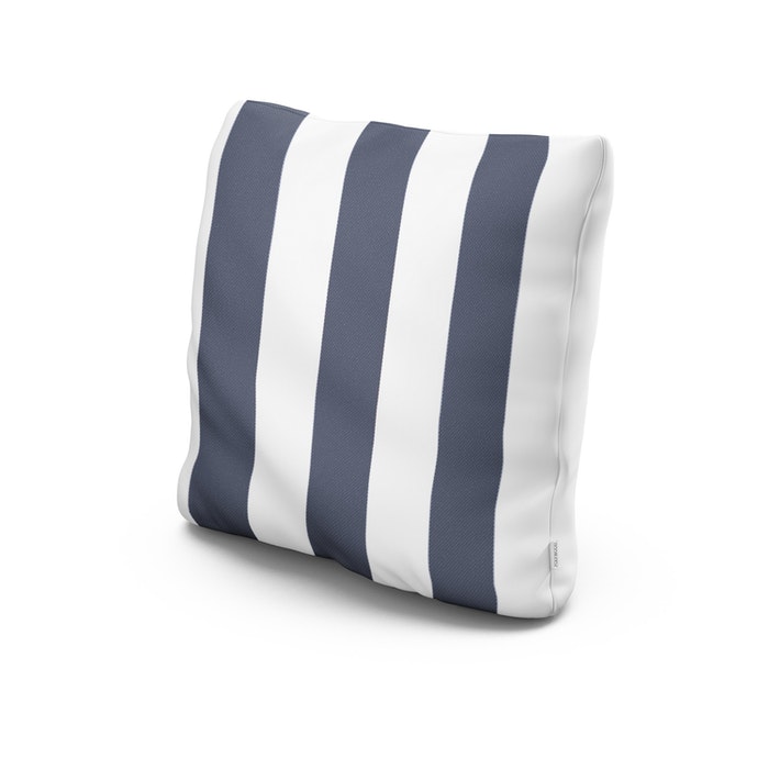 POLYWOOD 20" Outdoor Throw Pillow in Montdor Navy