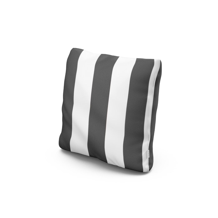 18" Outdoor Throw Pillow in Montdor Onyx