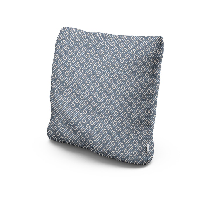 POLYWOOD 22" Outdoor Throw Pillow in Hopscotch